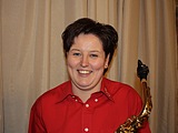 Chantalle Cox, klarinet, saxofoon en secretariaat